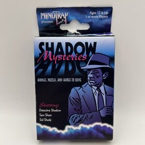 NEW MindTrap Shadow Mysteries Outset Card Game‎  Ages 12+